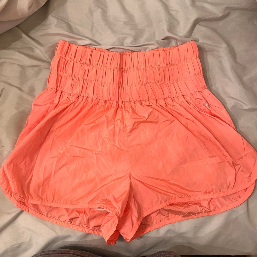 Free People The Way Home shorts, papaya punch, large!